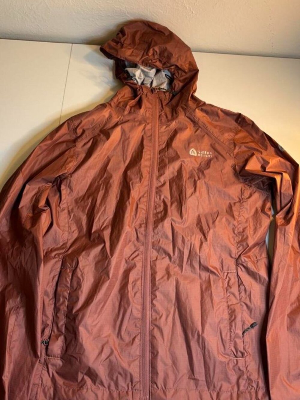 Sierra Designs brown rain jacket